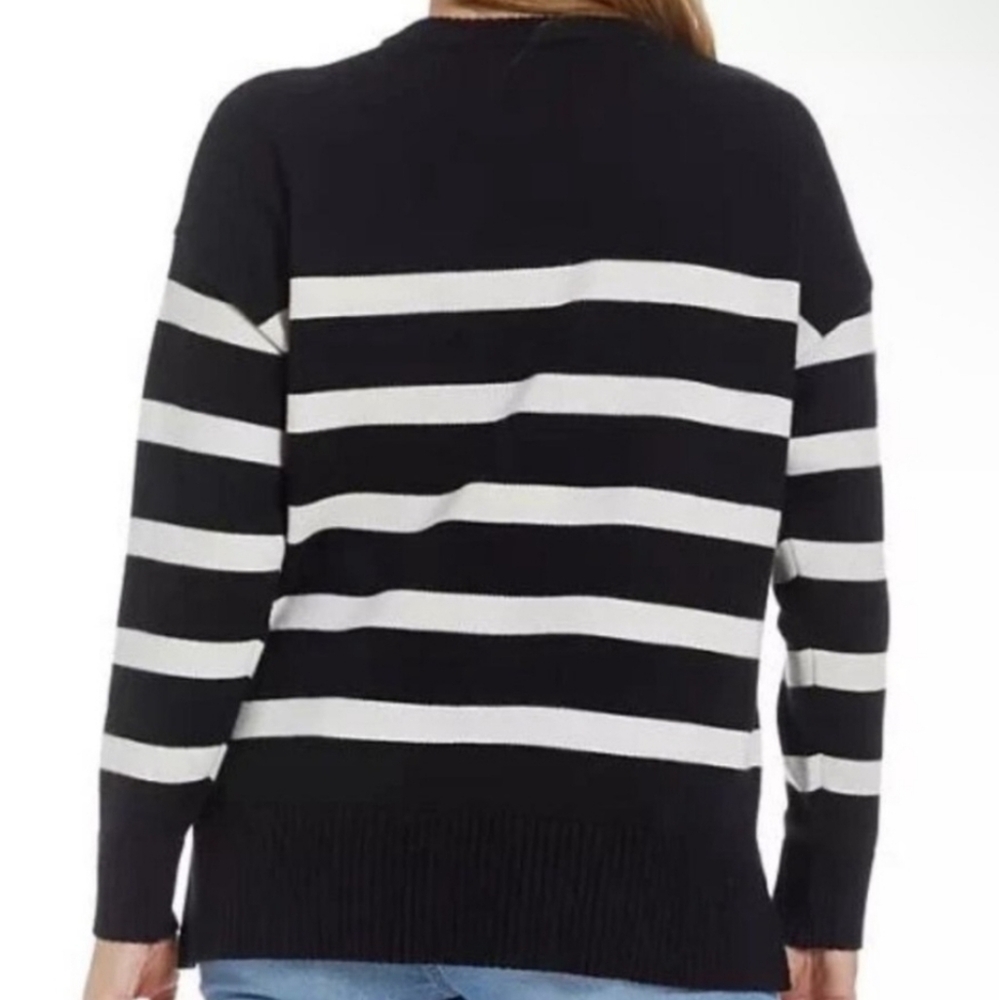 French Connection Essentials Soft Knit Black & Wh… - image 8